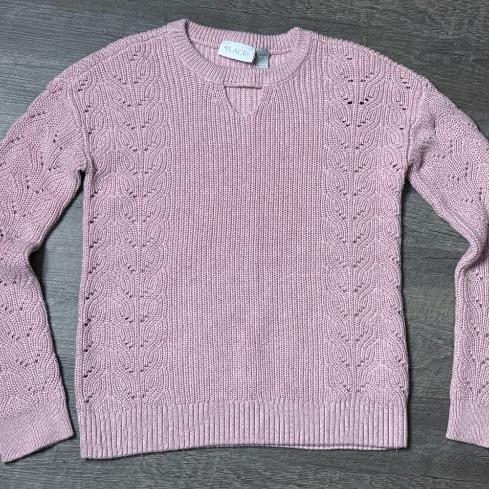 The Children's Place Light Pink Knit Sweater